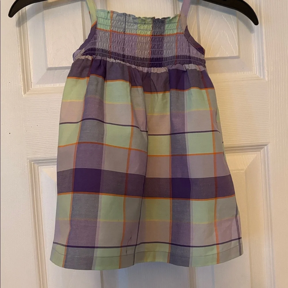 Dress infant girls new size 12 months 60% cotton 40% polyester Faded Glory